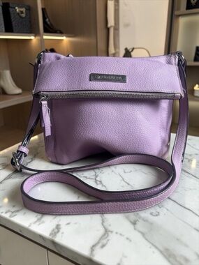Liz Claiborne Purple Pebbled Crossbody Bag Y2K​​